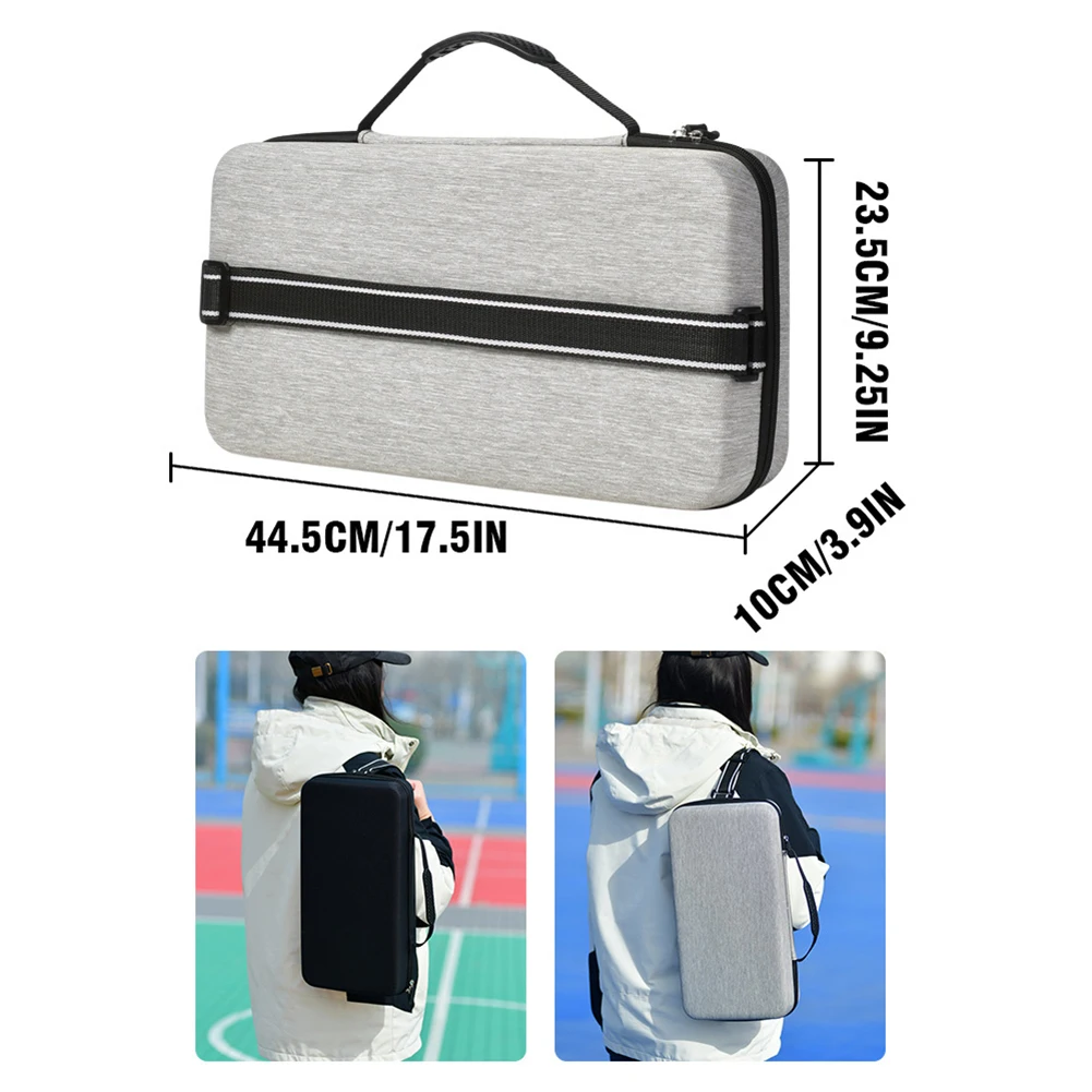 1pc Pickleball Racket Bag Hard Shell Racquet Bag Pickleball Paddle Storage Bags Case With Handles And Adjustable Straps