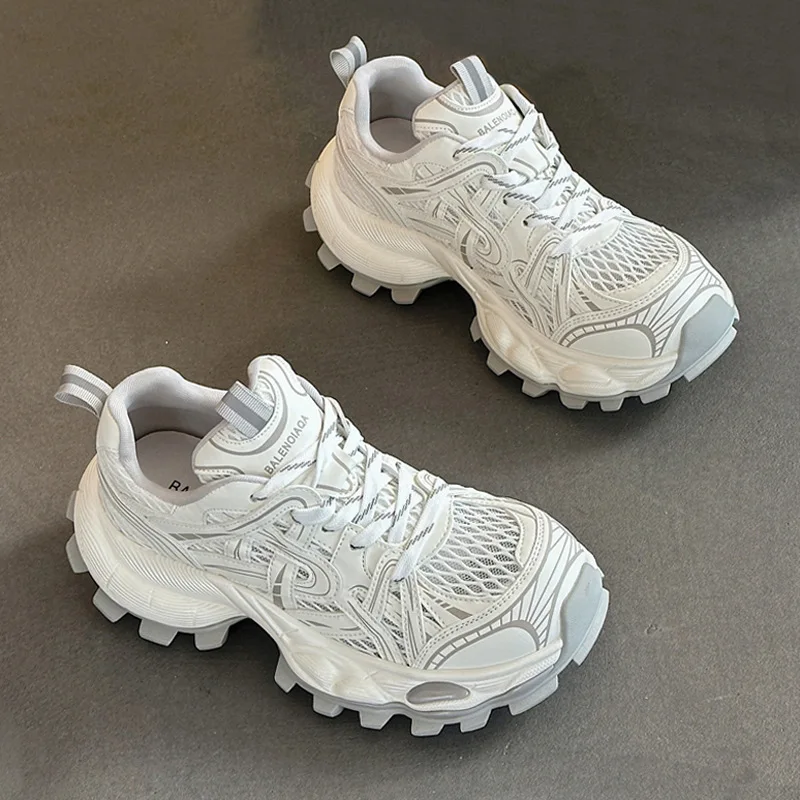 

Women's Sport oes Breathable Me Thi Bot Dad oes Summer New Sle Lightweight Wear-resistant Slip-On Casual Sneakers