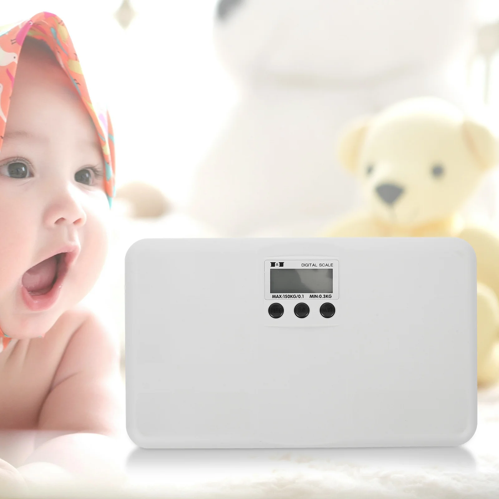 Baby Electronic Scale Multi-function Digital Display Weight Scale Pet Scale Mother and Baby Scales Smart Scale without a