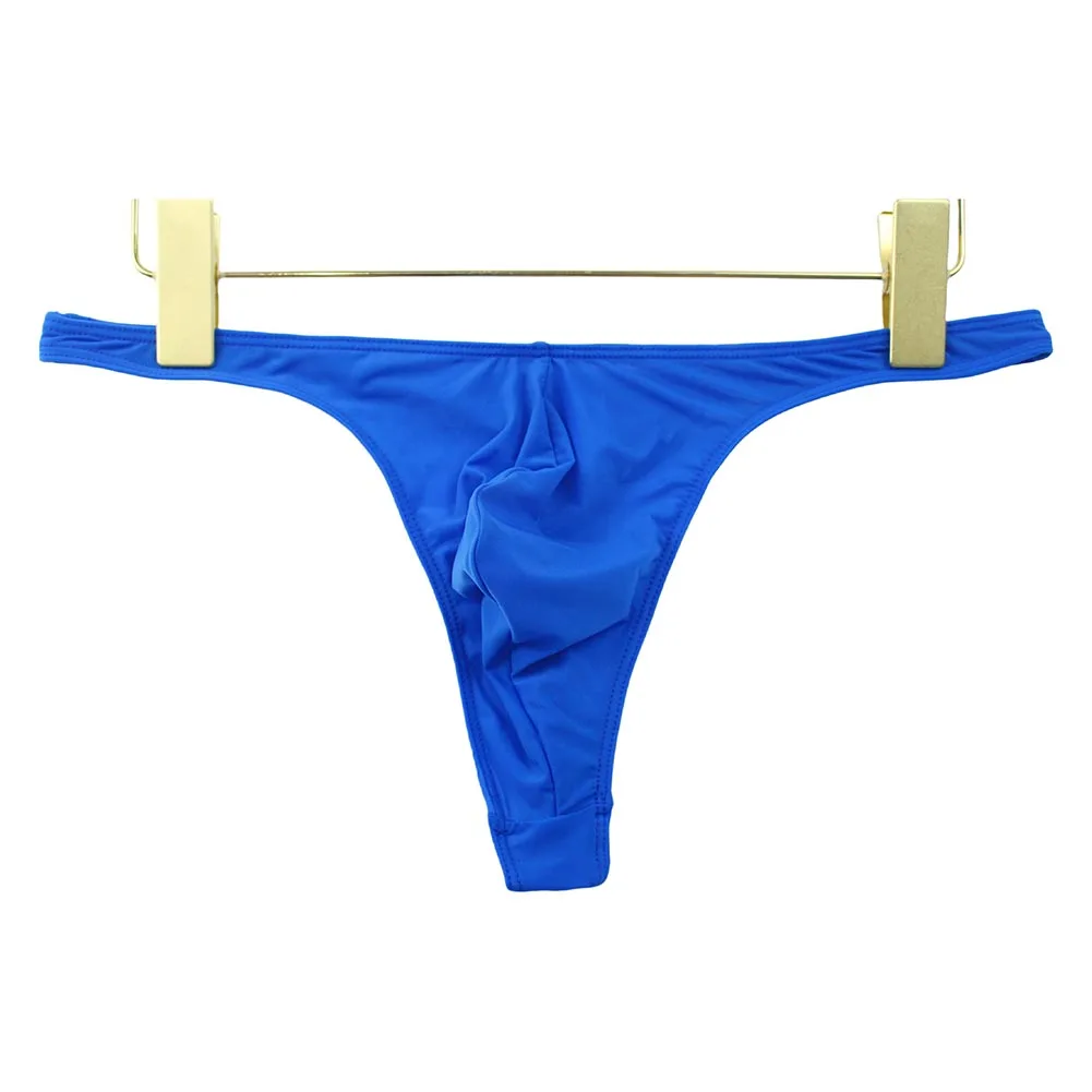 

For Men Mens G-string Ice Silk Underwear Intimate Moments Solid Color Pattern Ultra-thin Fabric All Season Wear