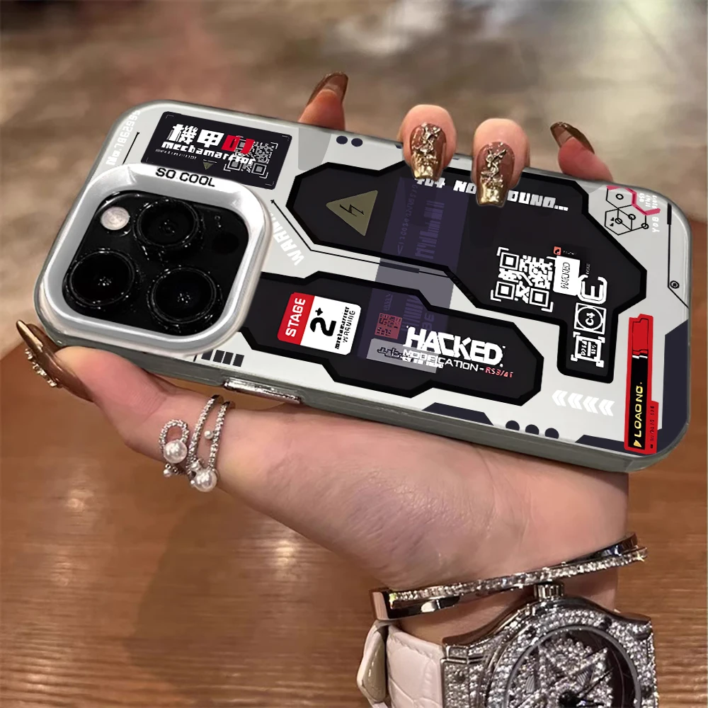 Hacker Creative Mecha Handyhülle für Xiaomi Redmi Note 17 Pro Max Hüllen für Redmi Mi 11 Lite 5G 12 14T 15T 13T Pro Lederhülle – Detail 3
