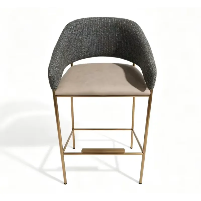 for  Luxury Wrought Iron Bar Stools Modern Minimalist Bar Chairs Hotel Chairs Suitable  Families Bars Cafes and Kitchen