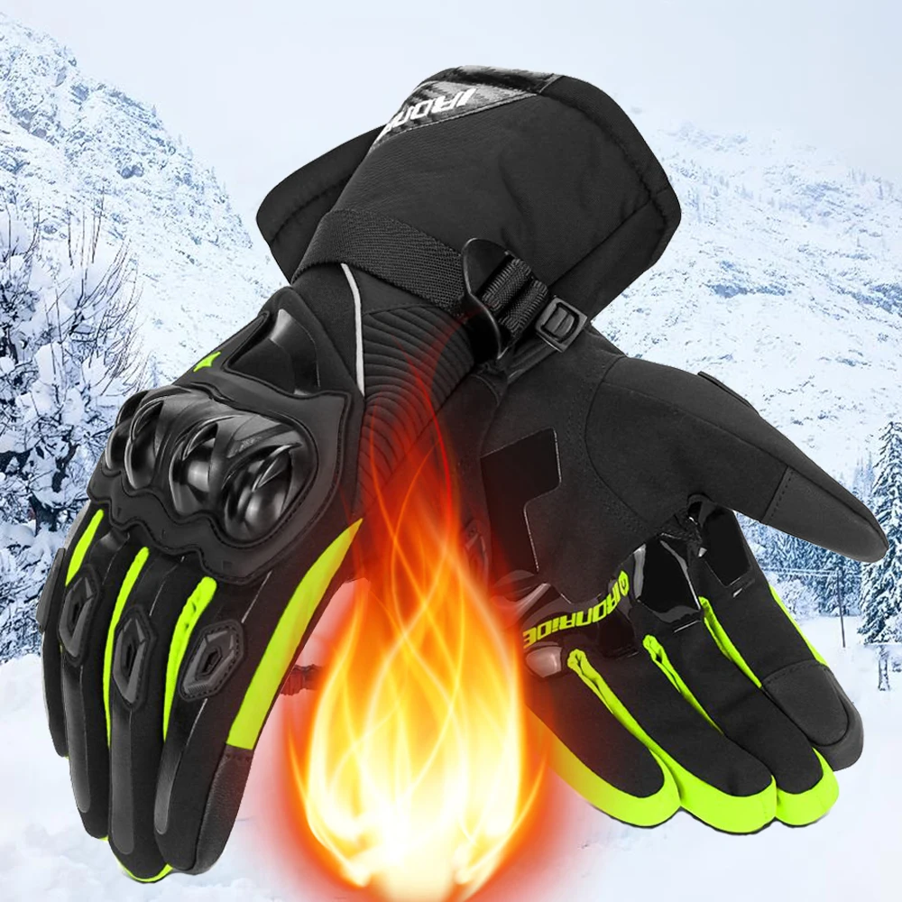 قفازات الدراجات النارية يندبروف مقاوم للماء Guantes موتو الرجال دراجة نارية قفازات ركوب الخيل شاشة تعمل باللمس موتو موتوكروس قفازات الشتاء