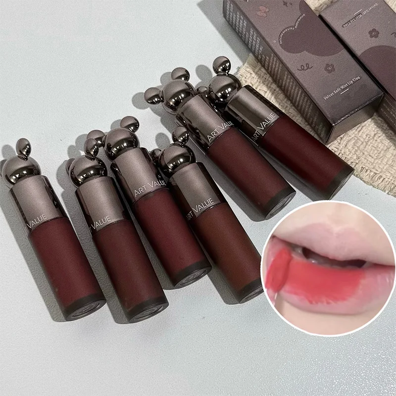 ベルベットソフトミストリップマッド グレーピンク スイート秋冬雰囲気 マットリップスティック