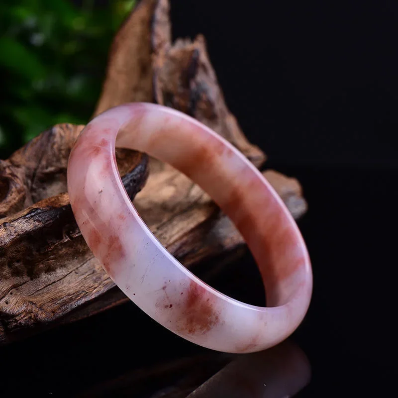 

Hot Selling Natural Hand-carved Jade Violet Bangle 54-64mm Fashion Jewelry Bracelet Accessories Men Women Luck Gifts