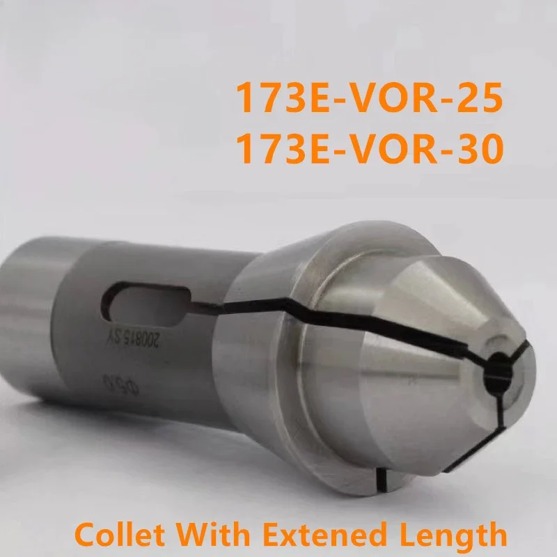 

E173-VOR-25 E173-VOR-30 Collet With Extened Nose CNC Automatic Lathe Extra Long Extened Length F48 173E Collet Chuck