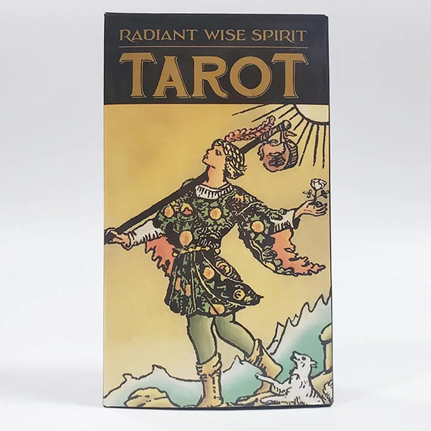 

Бумажная карточная игра с изображением ручного духа Tarot 12x7 см