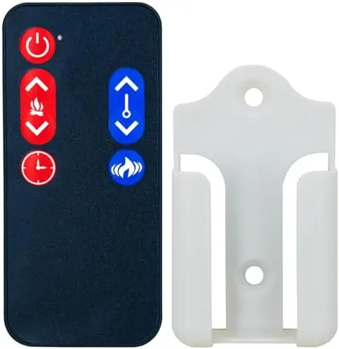 

Сменный пульт дистанционного управления для электрического камина Ashley EF30-23B, EF16-23, EF30-30A, W100-101 – в комплекте с настенным креплением