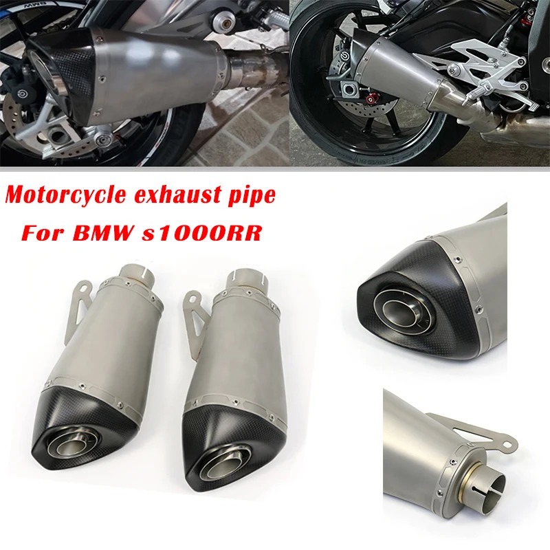 Motorcycle Exhaust System for BMW S1000rr 2010-2018 Exhaust Muffler with Db Killer Accessories Stainless Steel Retrofit