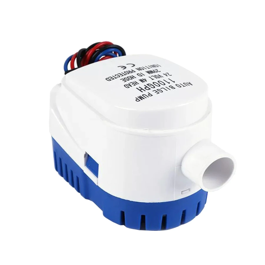 12V Bilge Pump 1100GPH Automatic Boat Marine Water Pump Submersible Yacht Boat Motor Seaplane Houseboat Pump