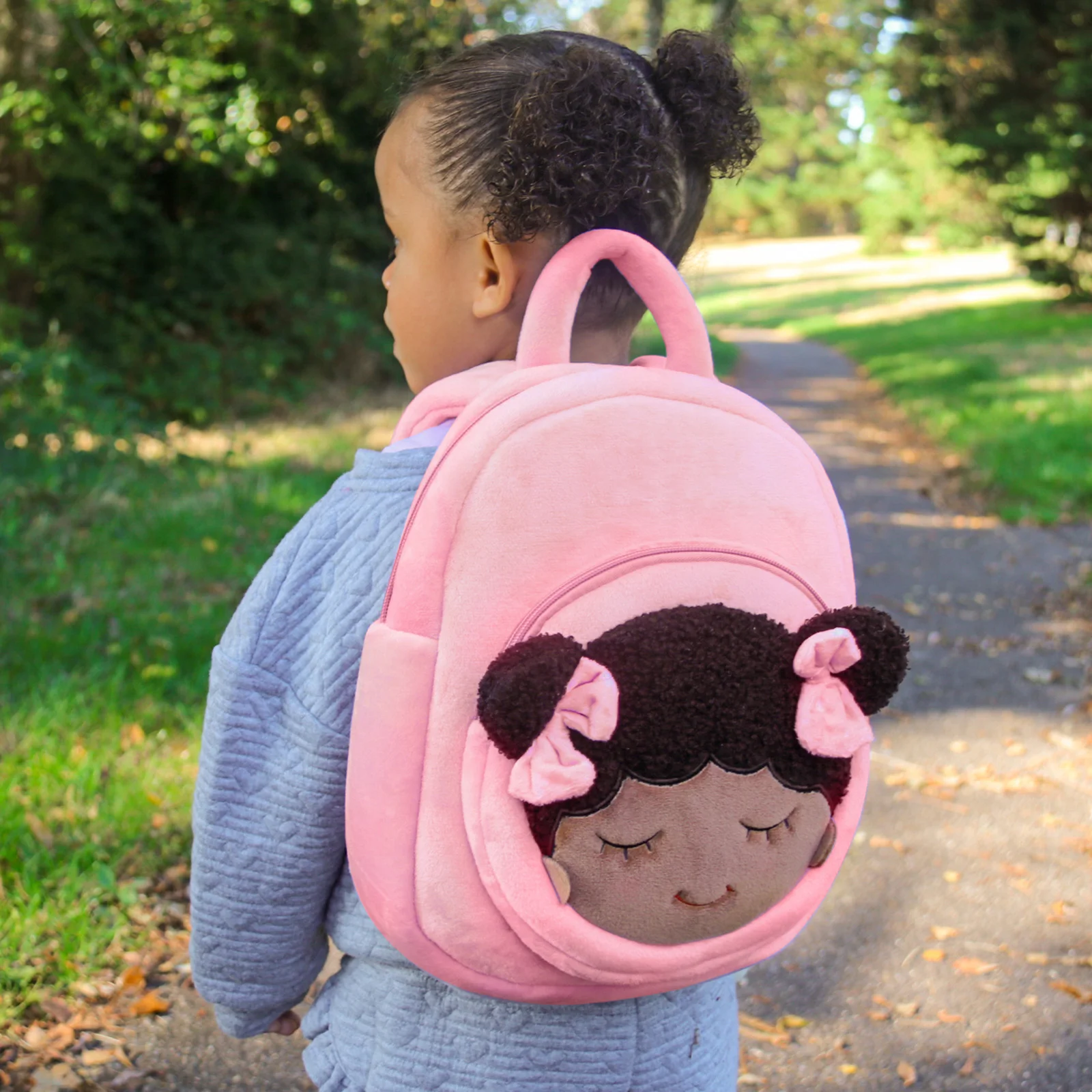 Ouozzz Pluche Rugzak Kawaii Meisje Pop Rugzakken Voor Kinderen Kinderen Schooltassen Outdoor Reizen Rugzak Tas 11"