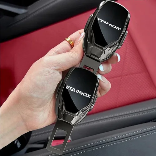 Imagen 2 del producto Extensor de Clip para cinturón de seguridad de coche, hebilla de seguridad, accesorios para Chevrolet Trax Cruze Equinox Camaro Tahoe Traverse Trailblazer