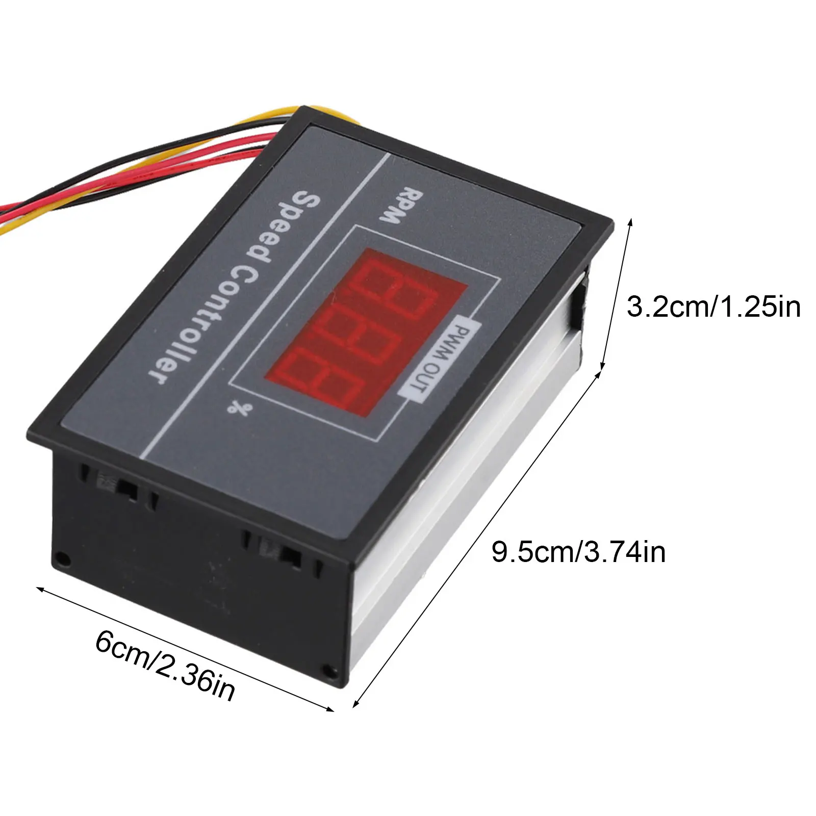 DC 6-60V Controller for pwm Digital Display Regulator Voltage Regulator Momentary Start stop Switch Potentiometer Control