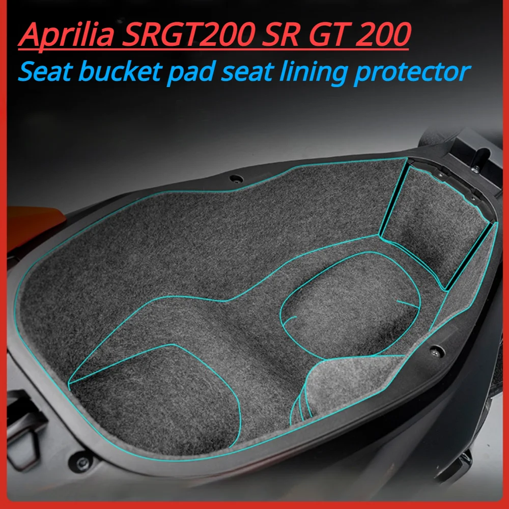 

Scooter Seat Bucket Pad Seat Bucket Lining Protection Pad Rear Seat Box Pad Modification For Aprilia SRGT200 SR GT 200