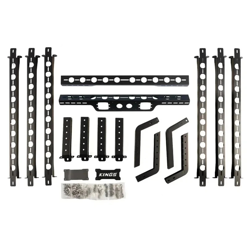 Picture 7: Universal Pickup Truck Adjustable Roll Bar Bed Ladder Ute Tub Roof Rack Mounting Plate