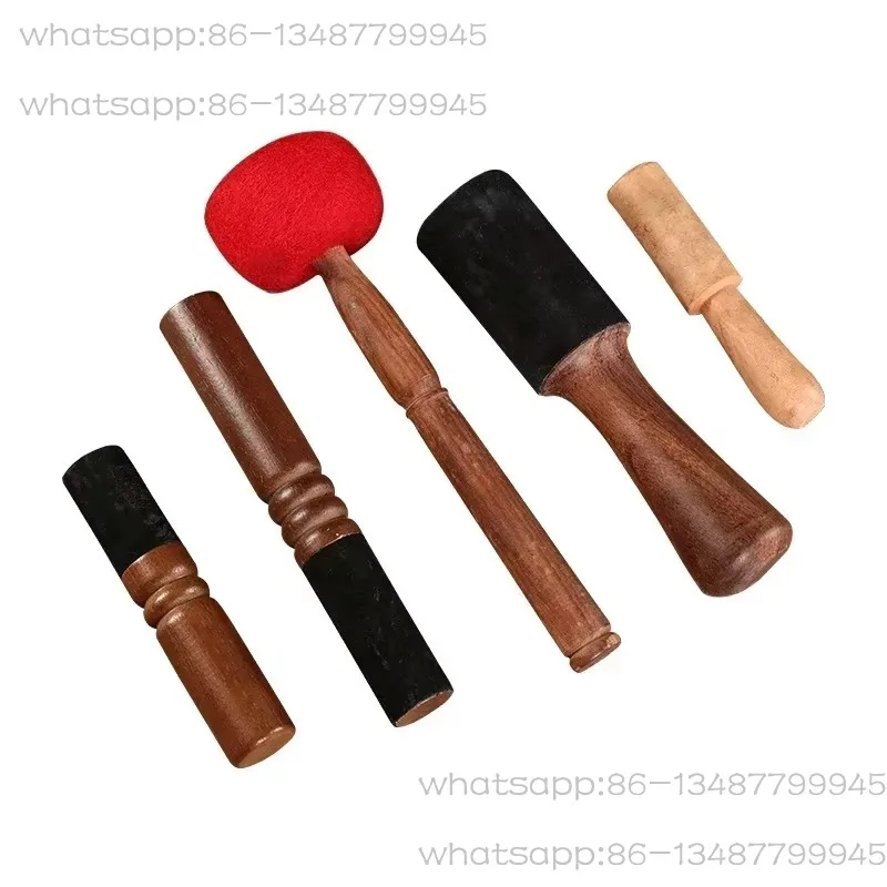 Yoga Singing Bowl Leather Stick Tibetan Singing Bowl Supplies Hammered Chakra Meditation Tibetan Bowl Leather Mallet Home Decor