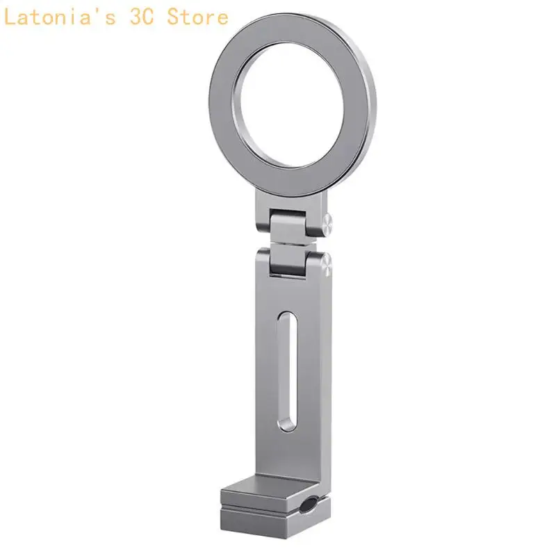 Starke Klemme, magnetischer Telefonhalter, 4000 g g Magnetverschluss, faltbar für Reisen, sichere leise – Detail 2
