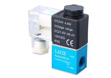 

DC24V/12V AC 110V 220V 380V 2V025-08 4.8W Электромагнитный 2-позиционный 2-ходовой электромагнитный клапан