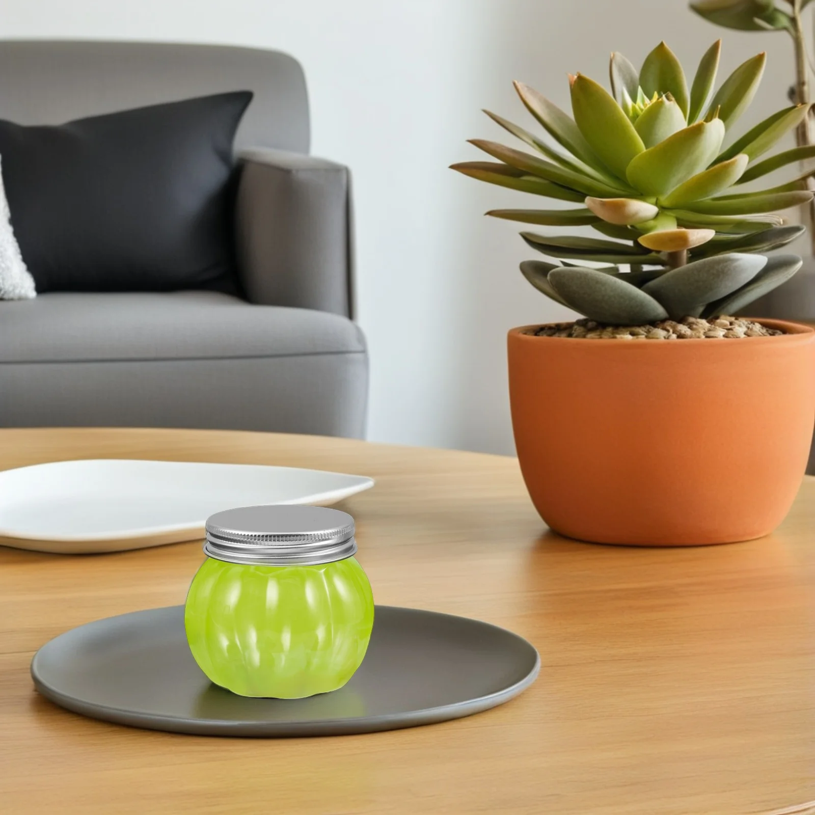 

10Pcs Pumpkin Clear Plastic Drink Bottles Spillproof Lid 150ml Milk Tea Juice Smoothie Beverage Containers Juicing Containers