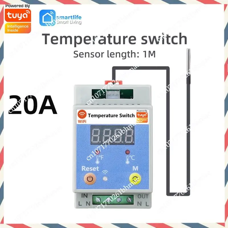 

-A21Z Tuya Wi-Fi переключатель температуры таймер контроль температуры переключатель приложение контроль для аквариумов мониторинг температуры воды