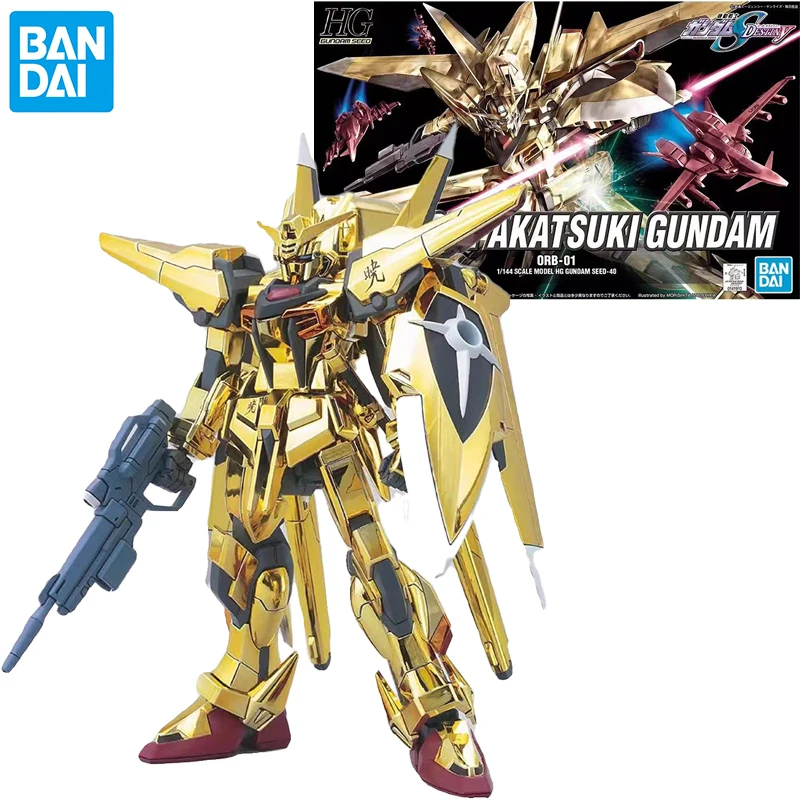 

Bandai HG Mobile Suit Gundam SEED DESTINY Oowashi AKatsuki Gundam 1/144 Scale Action Figure Model Gift Toy Collection for Kids