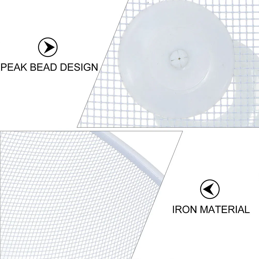 

2Pcs Table Cover for Food Protection Heavy Duty Kitchen Food Cover with Fine Workmanship Smooth Edges Pinstriped Holes