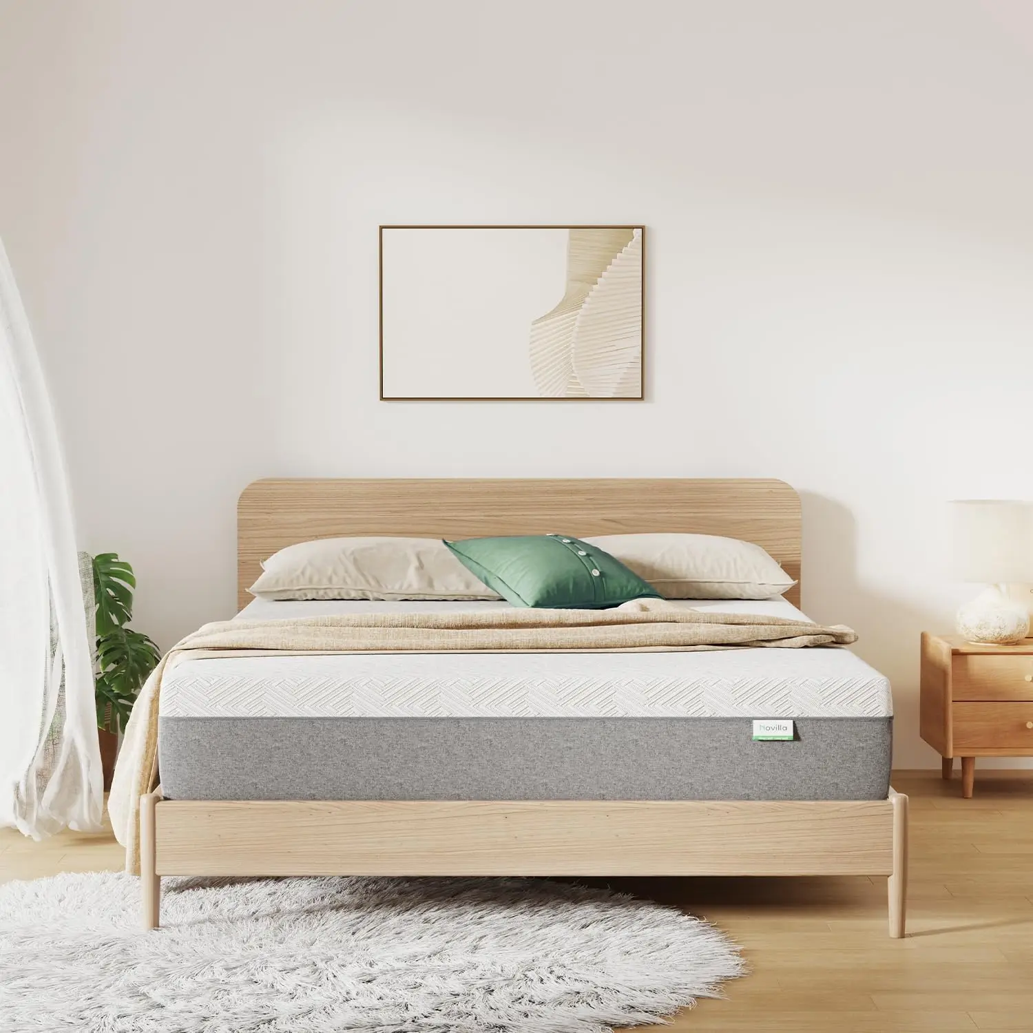 

Матрас 8-дюймовый из пены с эффектом памяти для снятия давления, улучшенная поддержка и комфорт плюша, матрас Королевский в коробке, Bliss