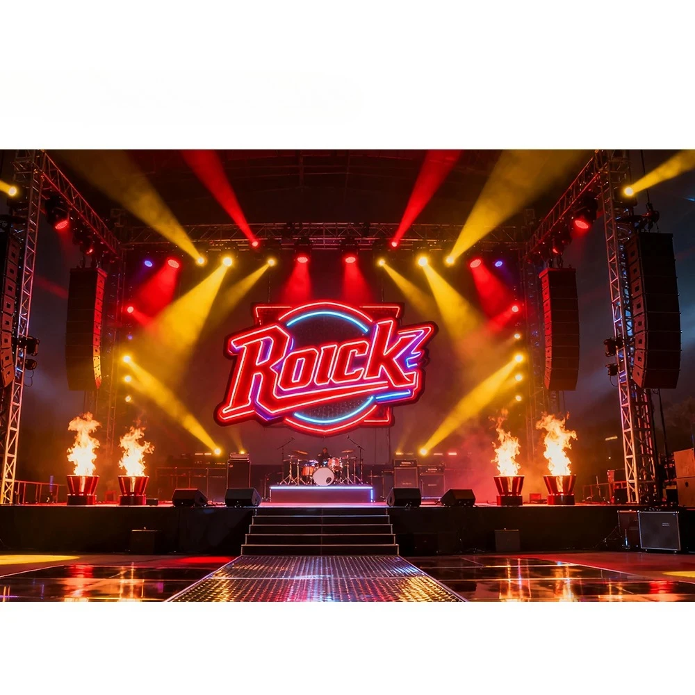 UHLED Indoor HD LED Display Screen Outdoor P2.6 P2.9 P3.91 Waterproof Energy-saving Rental Stage Background LED Video Wall
