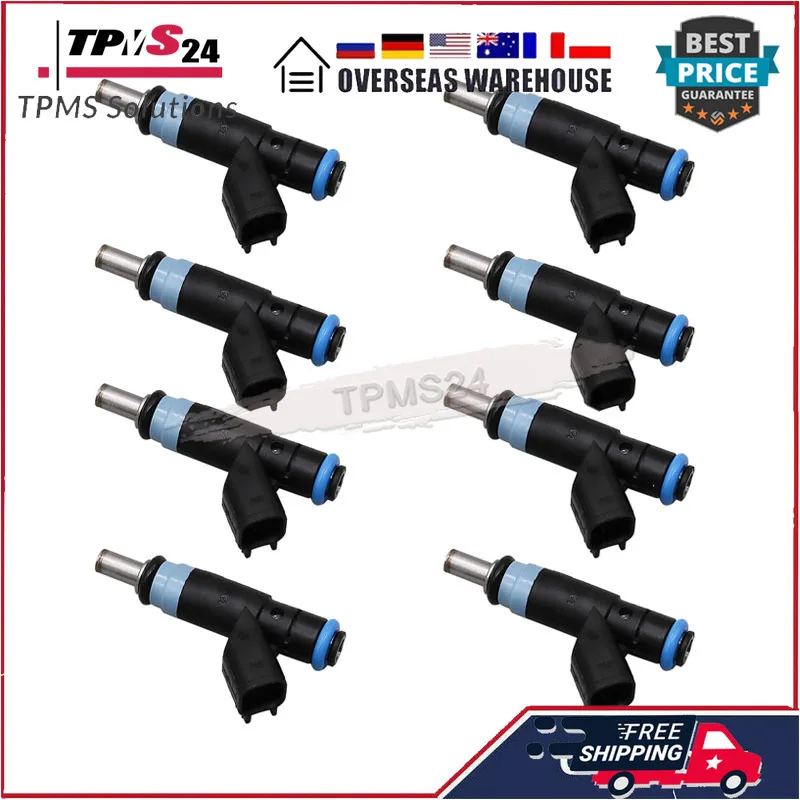 8PCS Fuel Injectors 05038337AB For CHRYSLER 300 DODGE CHALLENGER CHARGER DURANGO JEEP GRAND CHEROKEE 6.4L V8