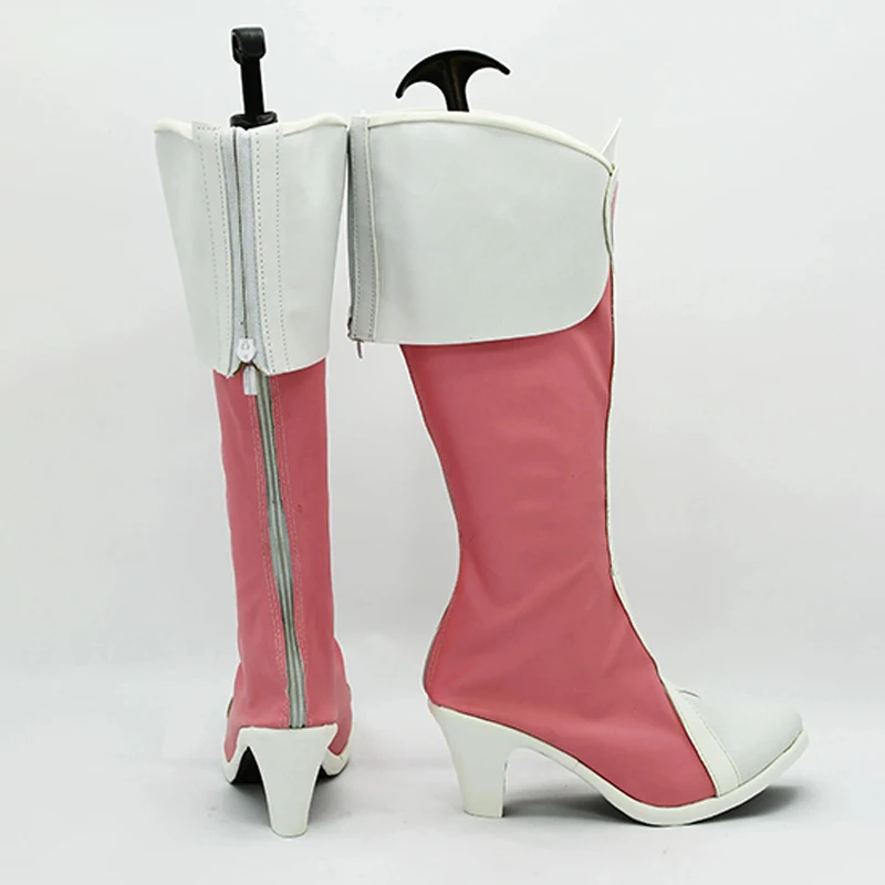 Cure Heart Cosplay Schuhe Ainme PU Leder Rollenspiel Performance Stiefel für Frauen Mädchen