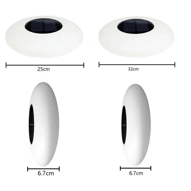 أضواء تجمع عائمة الشمسية مقاوم للماء ، ضوء LED ملون ، الحديقة في الهواء الطلق ، سطح الماء ، كبيرة وصغيرة