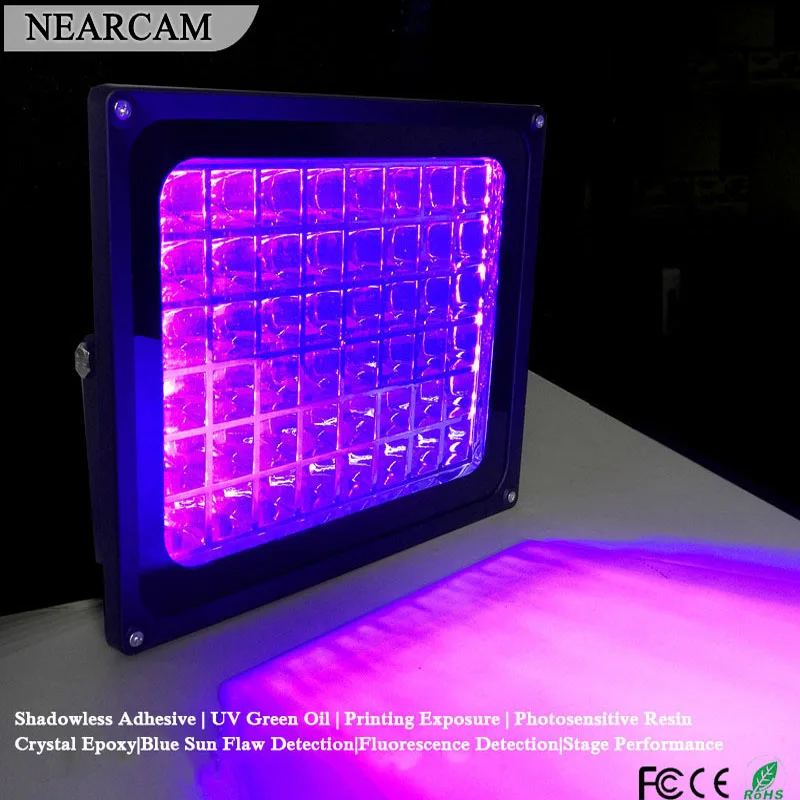 

NEARCAM UV curing lamp LED UV shadowless lamp printing exposure banknote inspection mobile phone screen glass bonding green oil