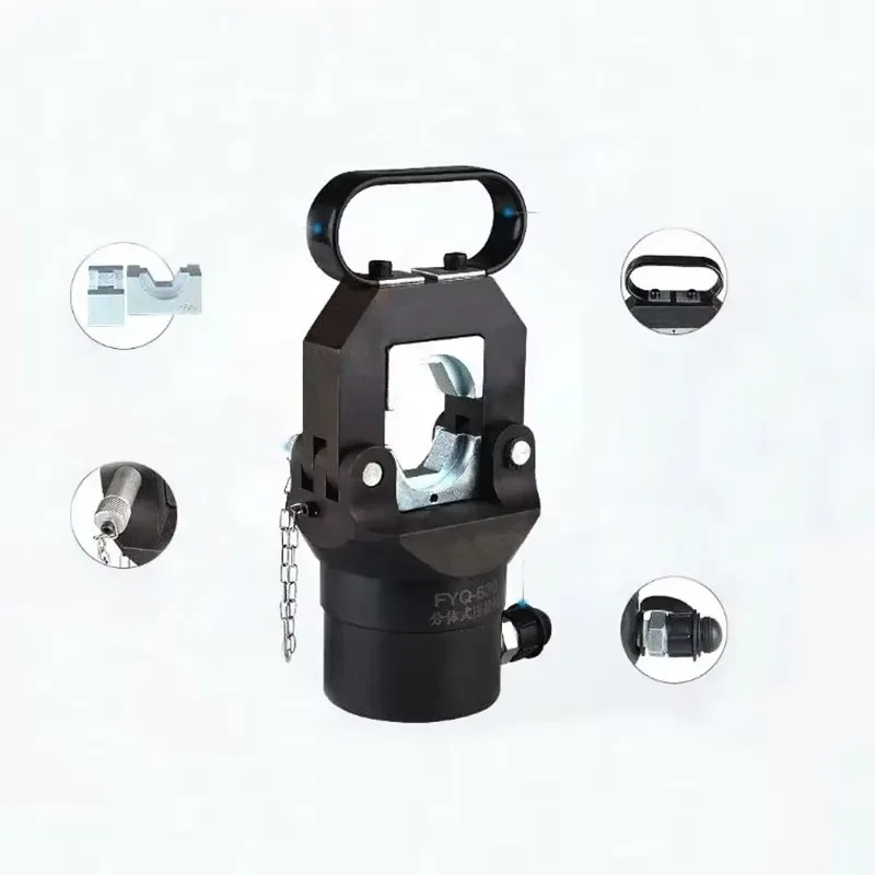 FYQ-630 Hydraulic Terminals Wire Crimping Clamp Kit 150-630 square millimeters Aluminum Copper Cable Patch Crimper Cable