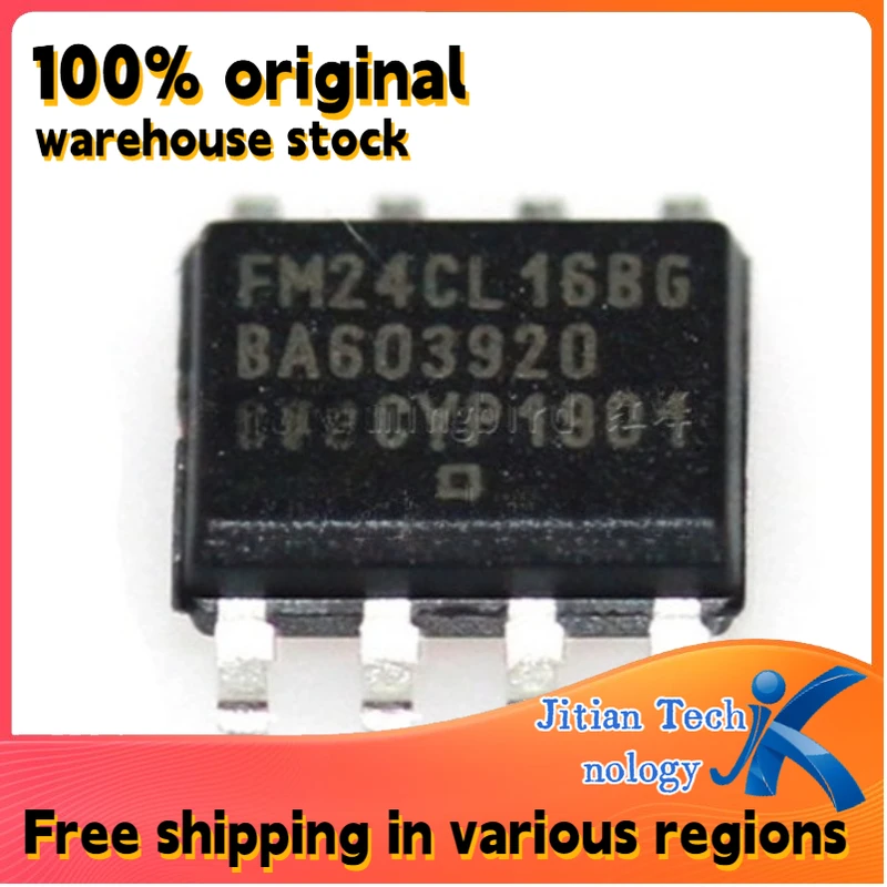 100% original inventory 10PCS FM24CL16BG FM24CL16B-GTR SOIC-8 Ferroelectric Memory FRAM Channel direct sales