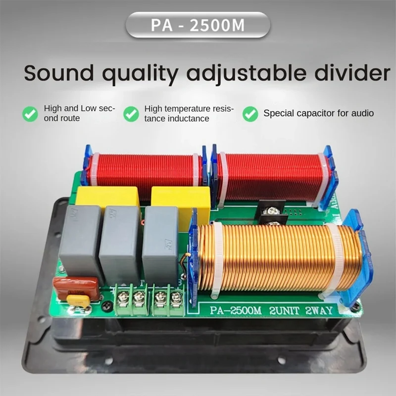 مكبر صوت منزلي HiFi ، مقسم تردد الصوت ، فلاتر كروس أوفر 2 وحدة ، شماعة ثلاثية الطريقين ، سهل الاستخدام ، سهل الاستخدام ، سهل الاستخدام ، سهل الاستخدام