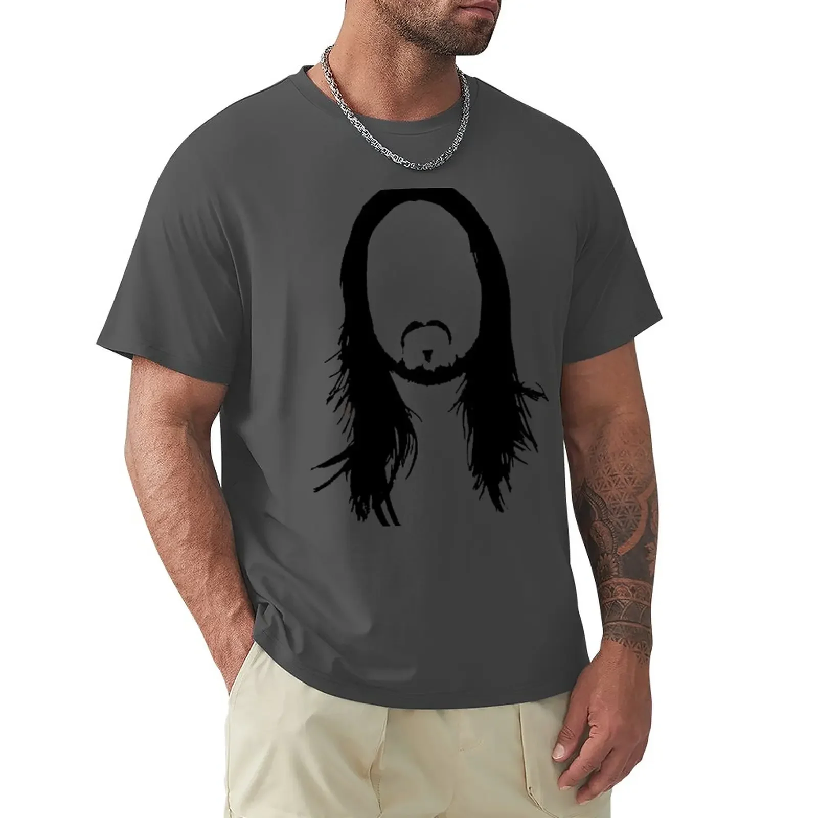 beach man t shirt summer Steve Aoki tops Blouse hippie clothes plain tshirts men cotton teeshirt Short sleeve Male fashion