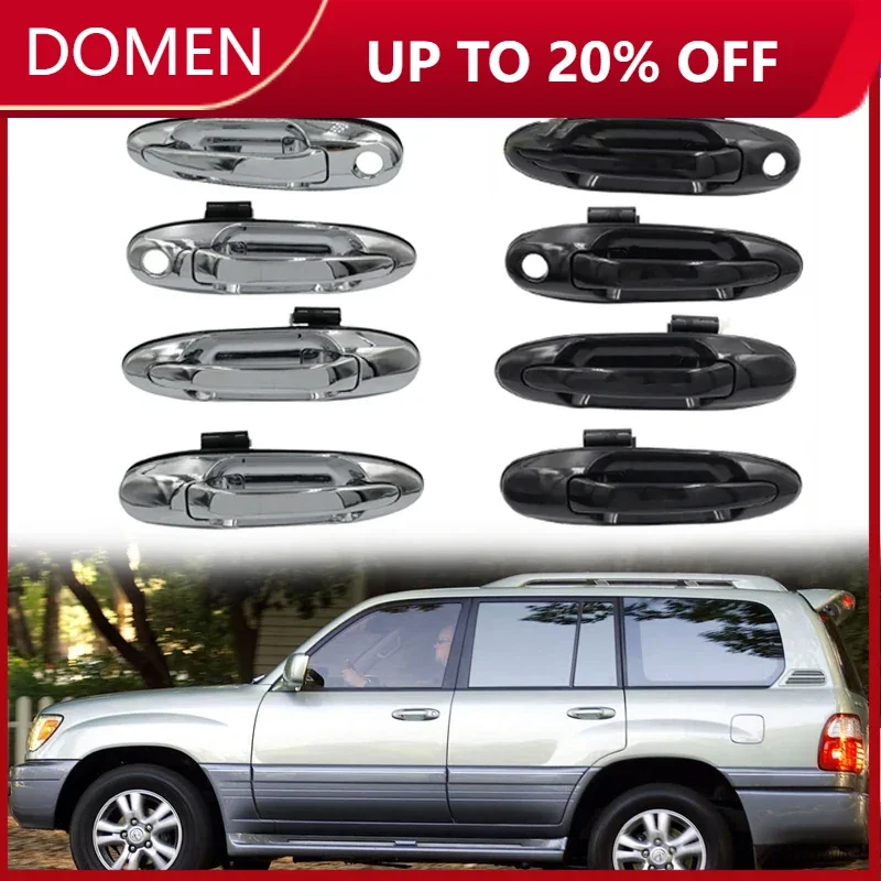Наружная ручка двери автомобиля для LEXUS LX470 Toyota Land Cruiser LC100 100 Series 1999 2000-2007 Tundra 2004-2006, автомобильные аксессуары