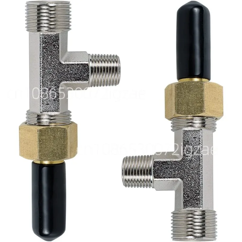 Tee Quick Connector,  Connector for Overboard Hydraulic Direction, Marine Hydraulic Steering Gear Accessories(2 Per Kit)