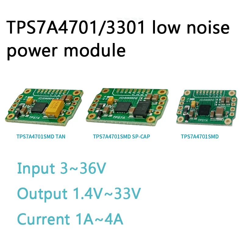 TPS7A4701 Low noise audio RF Linear regulated voltage  power supply module DC 5V 6V 9V 12V 15V 19V 24V for Audio DAC decoder ADC