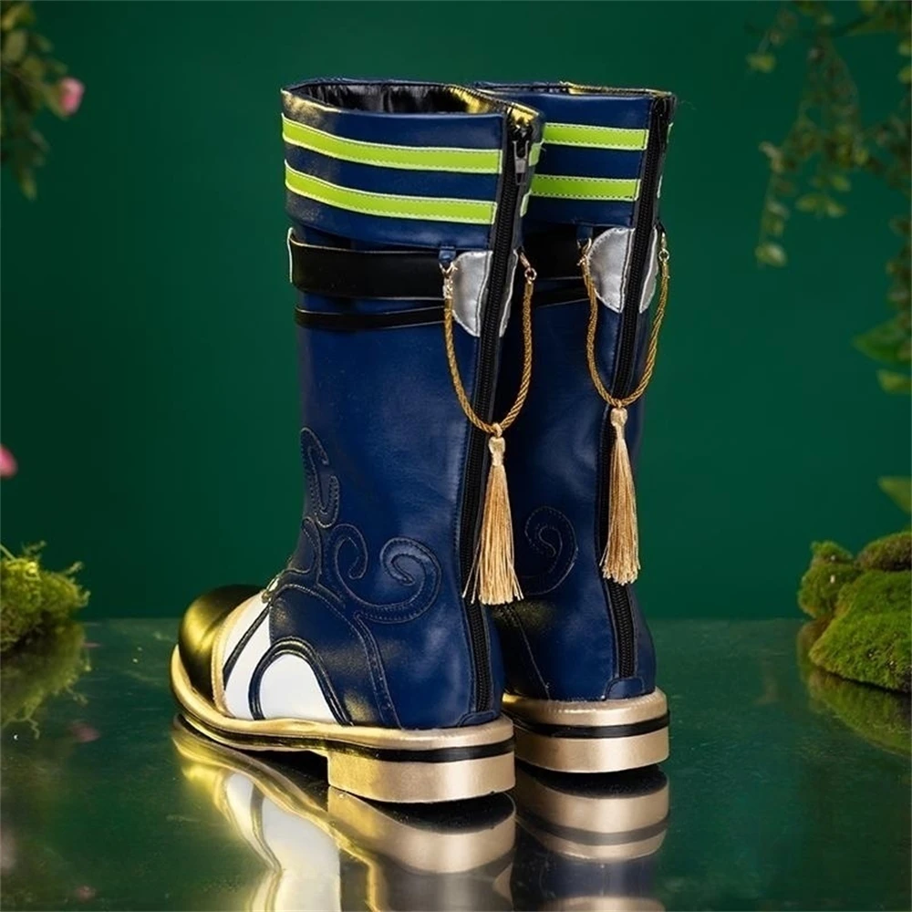Tênis Tighnari Cosplay, Botas Genshin Impact Game