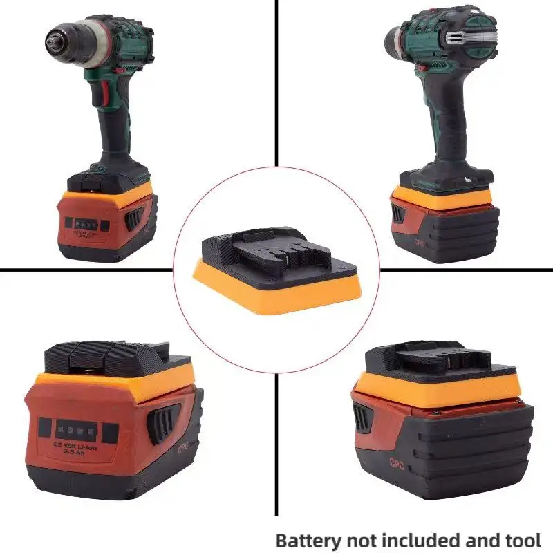 for Parkside Hilti  Adapter for Hilti   22v  Li-ion Battery  Convert to Parkside Lidl  Power Tools （Adapters Only）