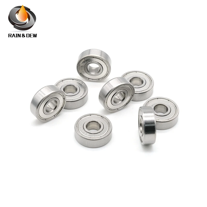 8Pcs S608ZZ ABEC-9 8X22X7 608 Stainless Skateboard Bearing  Anti-rust Skate Bearing Stainless Steel Skate Bearing