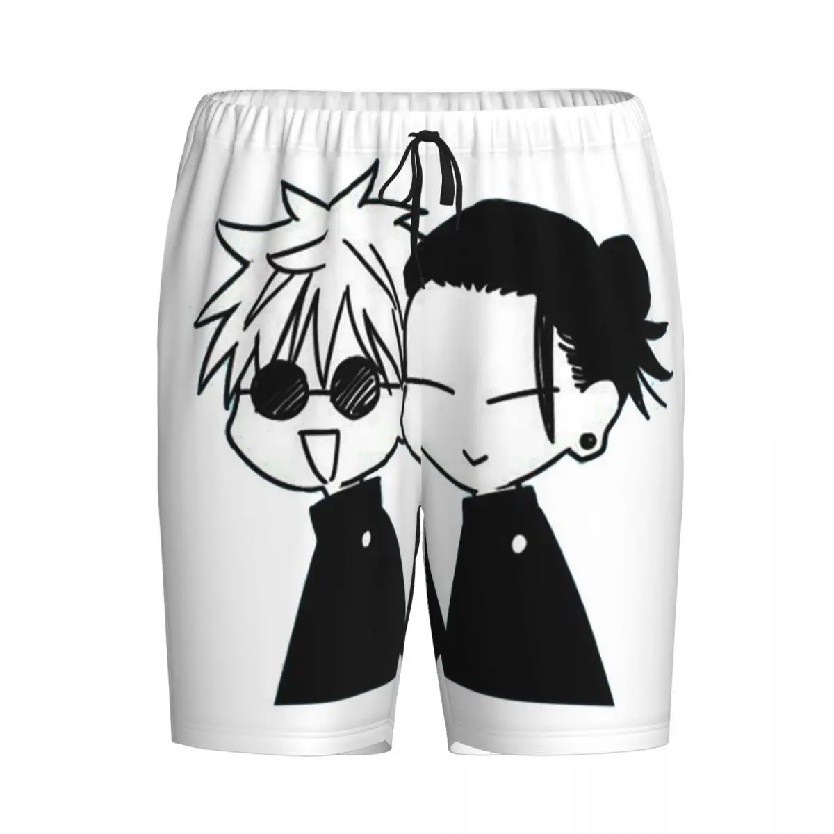 

Мужские пижамные шорты Custom Gojo Satoru и Geto Suguru: брюки для сна и отдыха