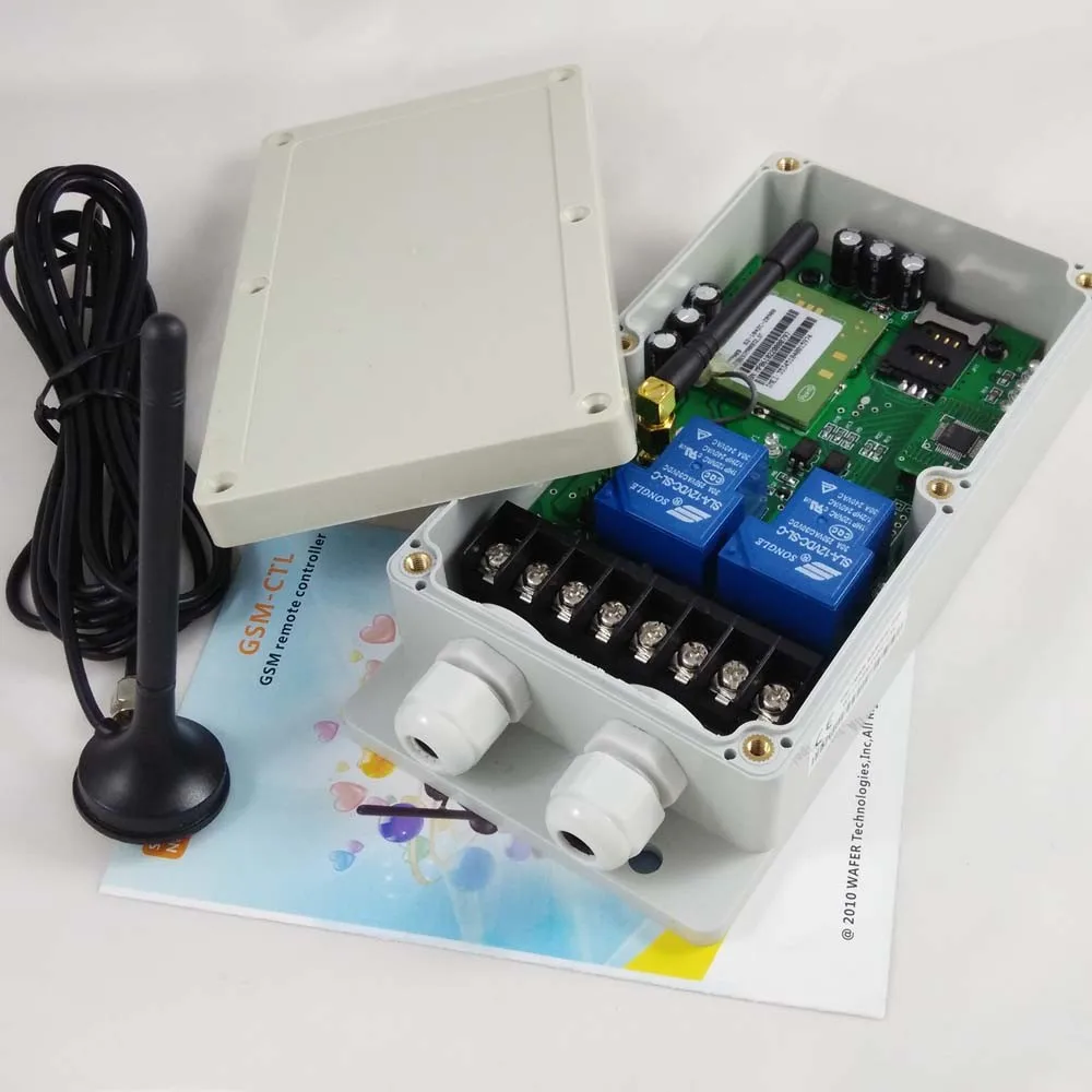 

GSM remote switch box double Relay output