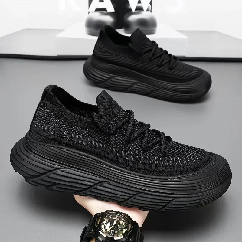 2024 summer, men's shoes casual new versatile casual simple breathable one-pedal sports mesh shoes tide