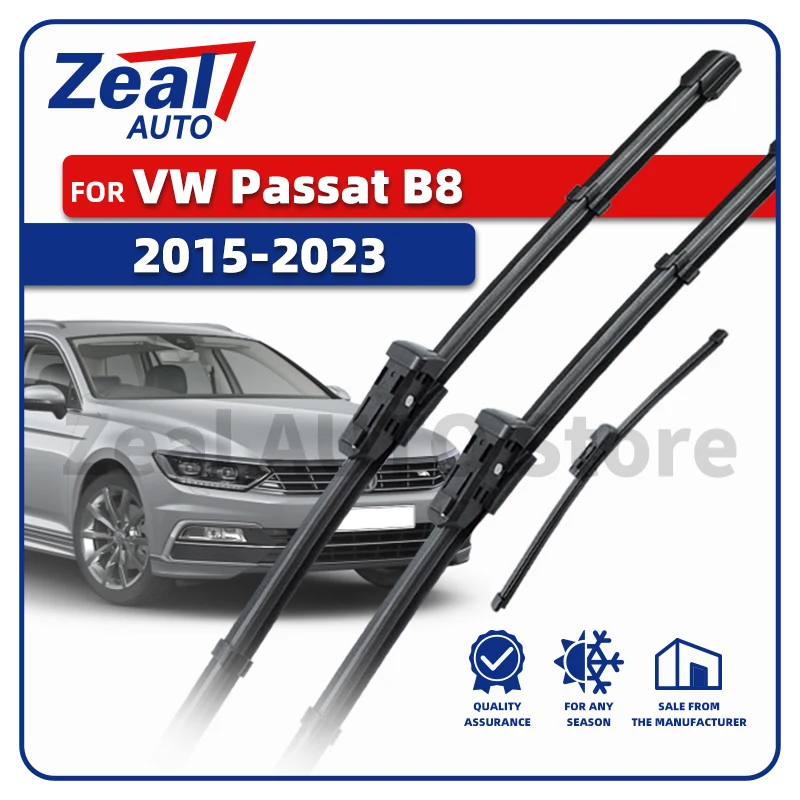 LHD Vorne Hinten Wischerblätter Für Volkswagen VW Passat B8 2015-2023 2017 2018 2019 2020 2021 2022 3x Fenster 26 "18" 13" Zubehör