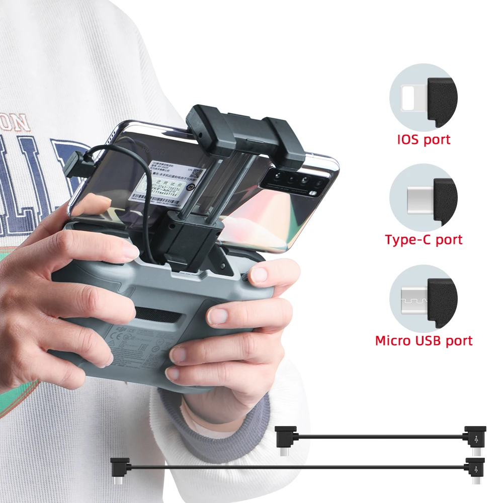 for MAVIC 3/Air 2/2S Mini 2/MINI 3 PRO OTG Data Cable IOS type-C Micro-USB Adapter Wire Connector Tablet Phone Accessory