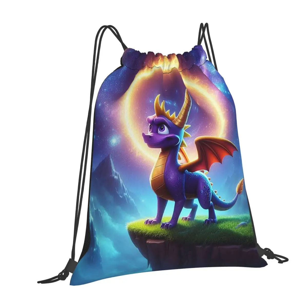 Ice Spyro Backpacks Fashion Drawstring Bags Sports Bag Book Bags for Travel Students