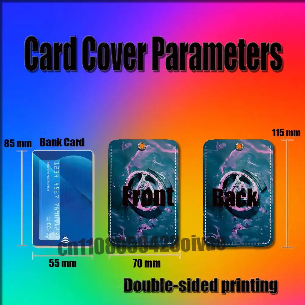 Porte-cartes de crédit, de banque, de métro, de transport public, en cuir, avec porte-clés, pour Emily A-Armstrong L-Linkin P-Park, avec clip d'identification