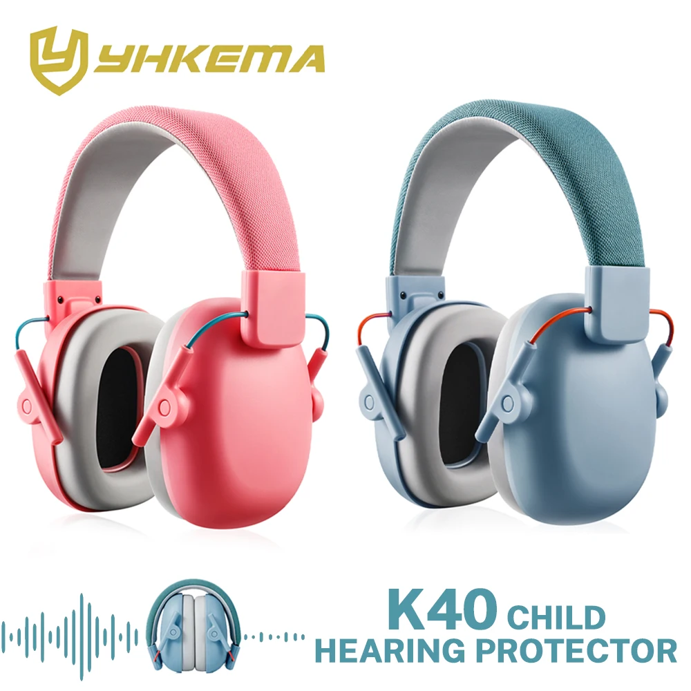 YHKEMA Kids Hearing Protection Passive Earmuffs Safety Earnmuff Headset Noise Reduction DIY Ear Defenders for Autism Children